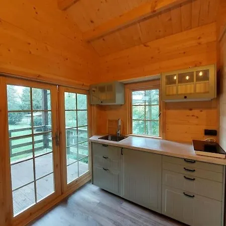 Appartement Tiny House Am Teich à Garnsdorf Extérieur photo